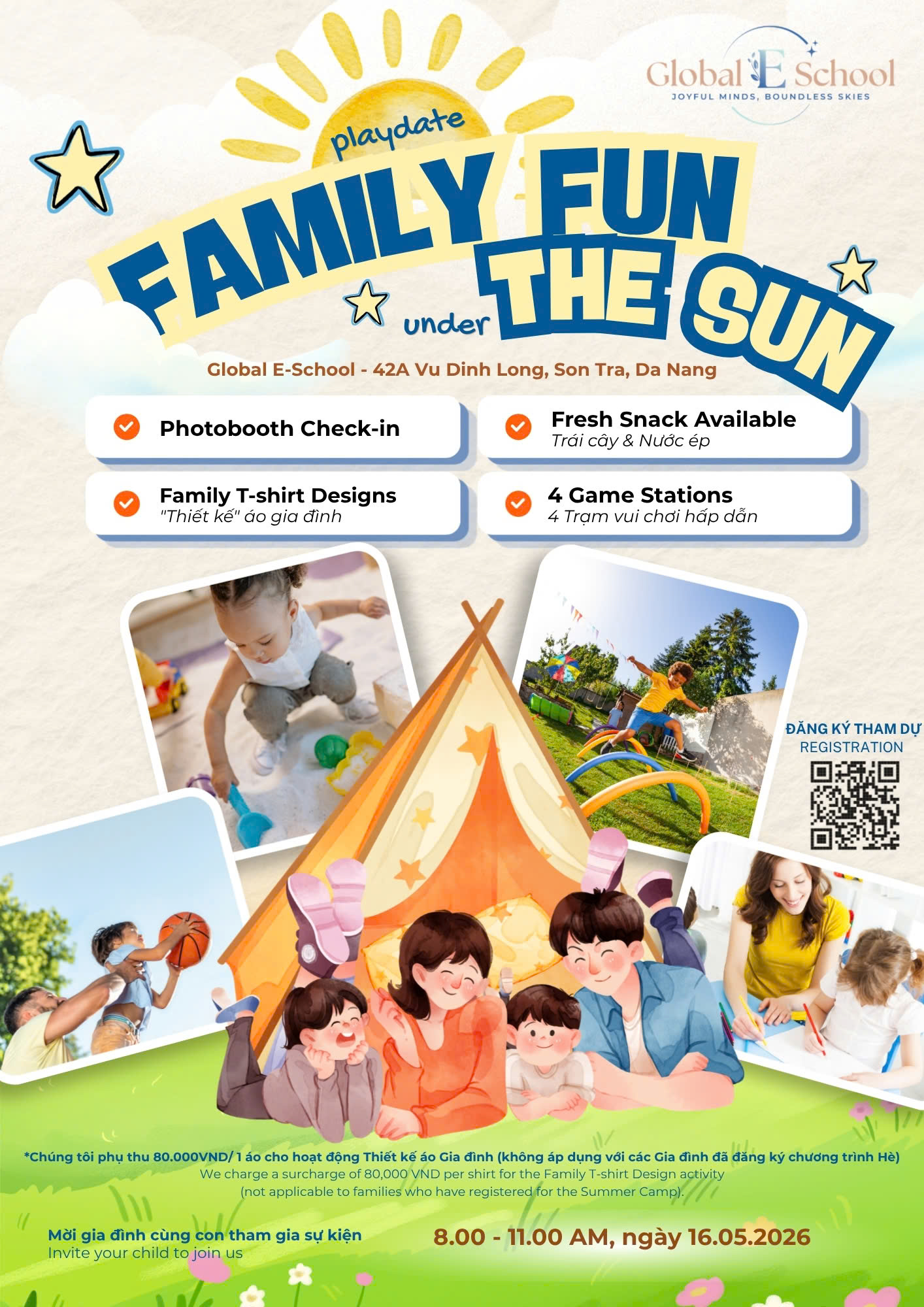INVITING PARENTS AND LITTLE FRIENDS TO JOIN A GES PLAYDATE: ''FAMILY FUN UNDER THE SUN''
