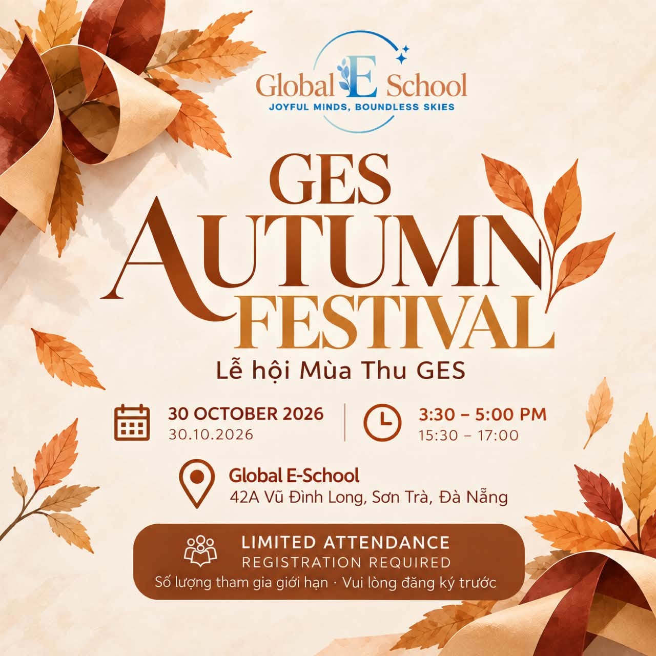 OPEN TO ALL FAMILIES IN DA NANG - GES AUTUMN FESTIVAL 2026