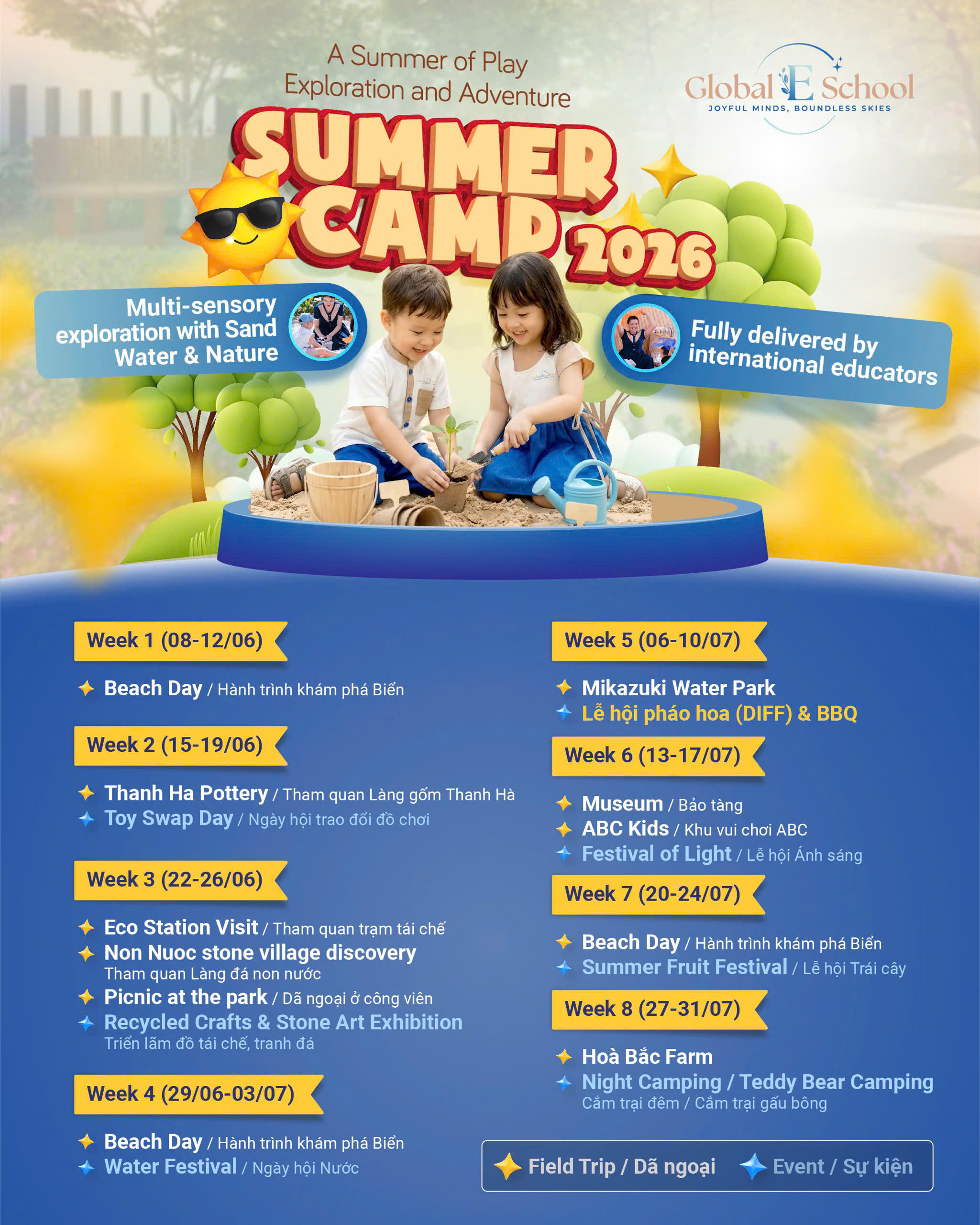 GES SUMMER CAMP AWAITS CHILDREN!