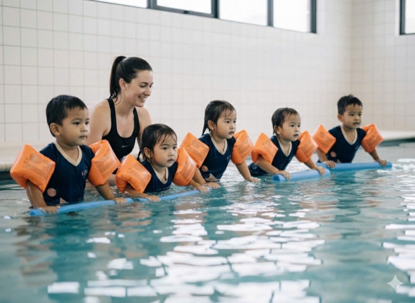 Survival swimming program