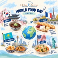 A TASTE OF THE WORLD: KOREA, FRANCE, KAZAKHSTAN & THE USA 